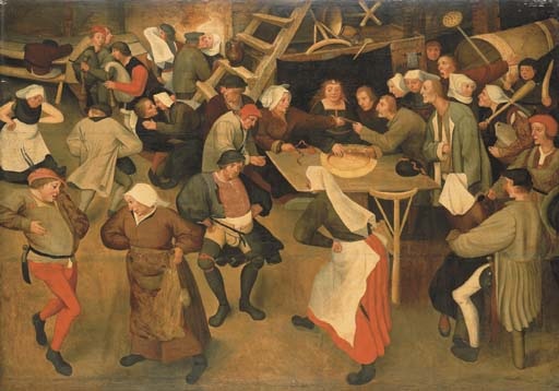 The Wedding Dance In The Barn By Pieter Brueghel The Younger On Artnet