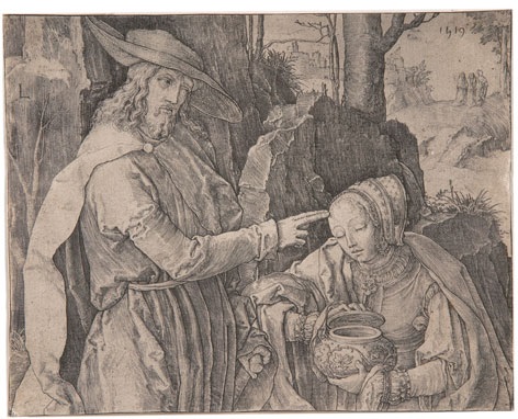 Christus erscheint Maria Magdalena als Gärtner by Lucas van Leyden on