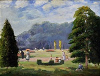 Piknik na lesnej lúke, 1920
