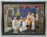 Vadim Korobov Factory Genre Scene Painting