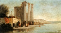 Ruines au bord du fleuve