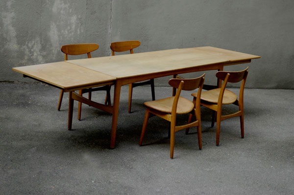 Esstisch Und Vier Stuhle Ch 30 Set Of 5 By Hans J Wegner And Knud Andersen On Artnet