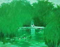 Bamboo Trees and Lotus Pond, 2010