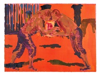In Between Us (red), 2018