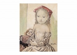a girl by léonard tsuguharu foujita