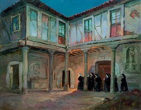 Monjas clarisas en oración
