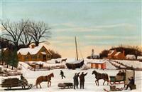 A Town in Winter