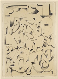 o.T. (Kubistische Komposition), 1920–1929