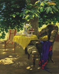 Nyári délután a kertben (Summer afternoon in the 