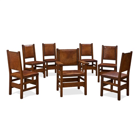 Dining Chairs Seven 322 And 322 A By Gustav Stickley On Artnet