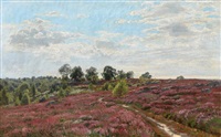 Landscape with heather hills, 1872 Landscape with heather hills, 1872