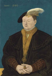 Portrait of Friedrich Magnus I. von..., 1543
