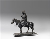 Kirghize à cheval, 1872