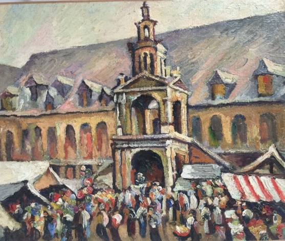 place de la calande à rouen by pierre dumont on artnet