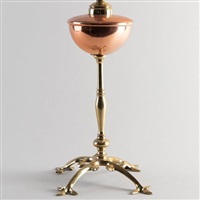 W.A.S. Benson Copper and Brass Table Lamp W.A.S. Benson Copper and Brass Table Lamp