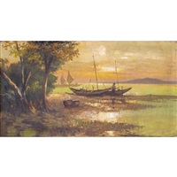 Untitled (Boat scene), 1965