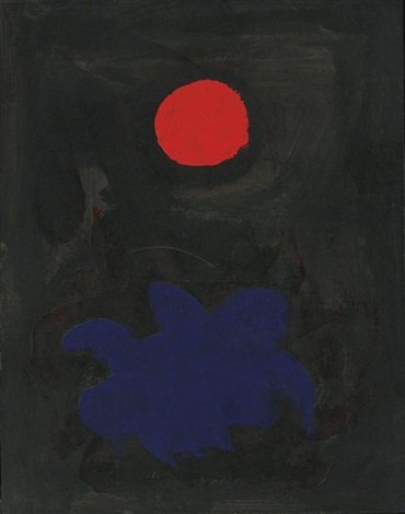 blue on black by adolph gottlieb on artnet blue on black cover