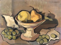 Pomme, coing, raisins II, 1958