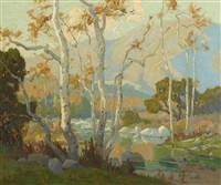 California Landscape with Sycamores