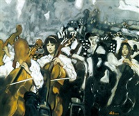 Cello player, 2000