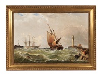 Etretat, Normandy, Rough Weather, 1891 Etretat, Normandy, Rough Weather, 1891