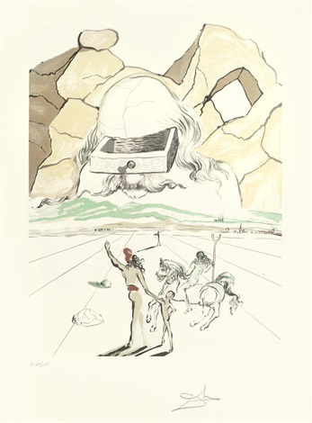 The Path To Wisdom Drawer From Dali Retrospective By Salvador