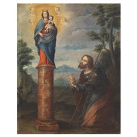 SAN GIACOMO IN ADORAZIONE DELLA MADONNA CON...
