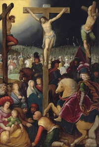 the crucifixion by louis de caullery