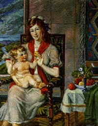 Mutter mit Kind, 1942