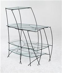 A “Roomdezvous” shelf unit I, 1986