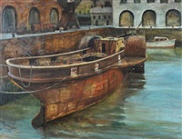 THE OLD PADDLE BOAT, BELFAST DOCKS