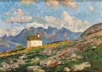 Die Schlern-Kapelle St. Cassian auf der Seiseralm Die Schlern-Kapelle St. Cassian auf der Seiseralm
