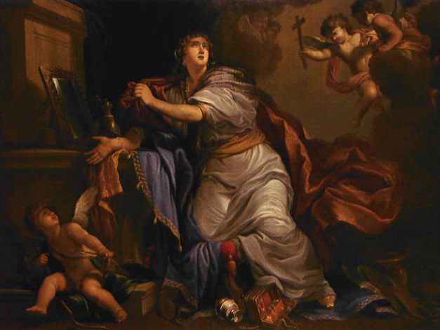 La conversione della Maddalena by Domenico Maria Muratori on