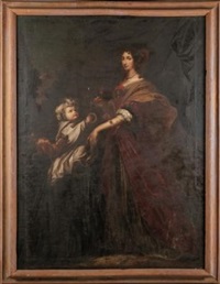 Ritratto di dama con la figlioletta Ritratto di dama con la figlioletta