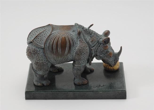 salvador dali rhinoceros painting salvador dali rhinoceros painting