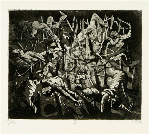 Totentanz Anno 17 Hohe Toter Mann From Der Krieg By Otto Dix On Artnet