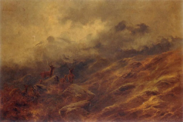 Lochnagar From Behind Balmoral Castle By Samuel John Barnes On Artnet