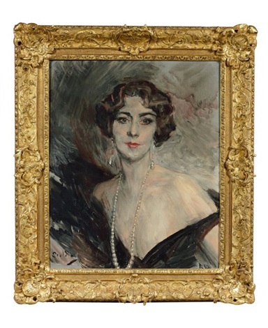 Portrait de la marquise Carla Vitelleschi by Giovanni Boldini on