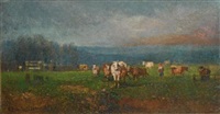 A Pair of Rural Landscapes, 1884