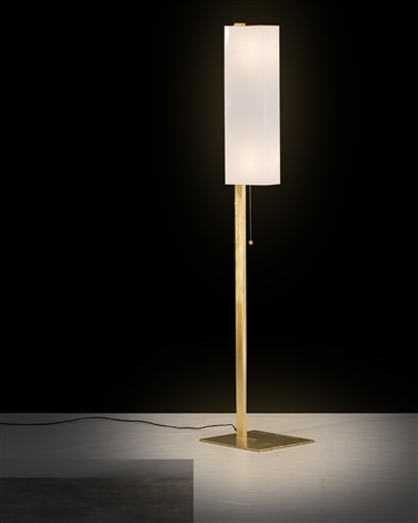 Floor Lamp Designed By Lars Gunnar Nordstrom Very Rare Brass
