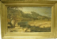 Willow tree on the banks of the Bushman's..., 1880 Willow tree on the banks of the Bushman's..., 1880