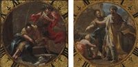 Archimedes demonstrating his invention to King... Archimedes demonstrating his invention to King...
