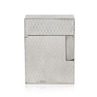 18ct white gold cigarette lighter