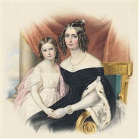 Portrait of Empress Amélie-Auguste-Eugenie of... Portrait of Empress Amélie-Auguste-Eugenie of...