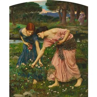 GATHER YE ROSEBUDS WHILE YE MAY, 1909, 1909 GATHER YE ROSEBUDS WHILE YE MAY, 1909, 1909