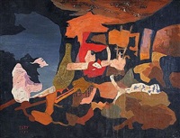 Composition abstraite, 1957