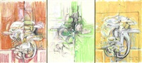 Honeysuckle triptych, 1965