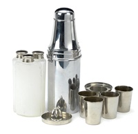 A travelling cocktail set for four persons..., 1930 A travelling cocktail set for four persons..., 1930