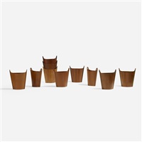 Wastepaper Baskets, Set Of Ten, 1965