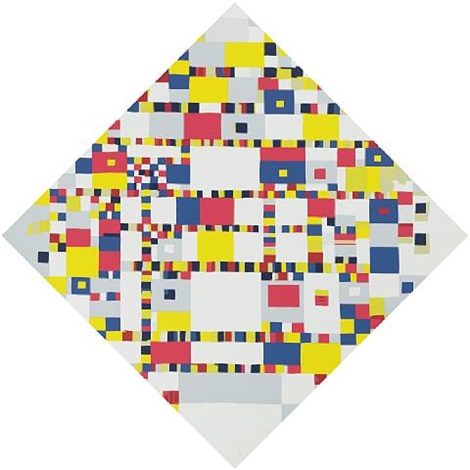 Victory boogie woogie by Piet Mondrian on artnet